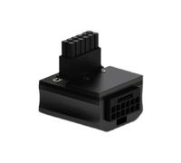 NJTHNTJR ATX3.0 90 Degree Power Connector 12VHRWR 12+4 Pin Computer Graphics Card GPU Adapter Reverse RVS for 4090 4080 Black