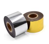 NJTHNTJR Hot Stamping Foil Paper with 1.5x400ft,Hot Foil Stamping Paper for Leather Bronzing Machine DIY Decoration Silver & Gold