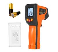 NJTY T600A Digital Infrared Thermometer, Non-Contact Temperature Gun, -50~600℃ Range, LCD Display, for Industrial, Automotive, Kitchen Use
