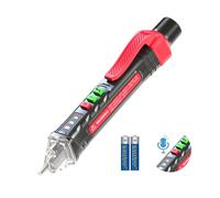 NJTY Voice broadcast voltage tester,Non Contact Voltage Tester,12V-1000V/48V-1000V Dual Range,electrical tester,Efficient Live/Hot Wire Tester,Wire Breakpoint Finder,Voltage tester with LED flashlight