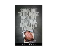 NJTYDG DIE HARD Have A Few Laughs Quote Poster Canvas Poster Wall Art Decor Print Picture Paintings for Living Room Bedroom Decoration 16x24inch(40x60cm)