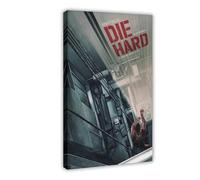 NJTYDG Die Hard Movie Poster Canvas Poster Wall Art Decor Print Picture Paintings for Living Room Bedroom Decoration 20x30inch(50x75cm)