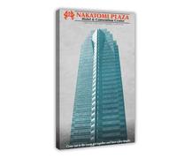 NJTYDG Die Hard Nakatomi Plaza Original Art Print Canvas Poster Bedroom Decor Landscape Office Room Decor Gift 16x24inch(40x60cm)