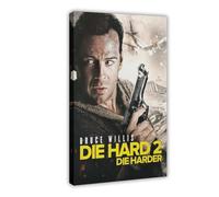 NJTYDG Die Hard Poster - John McClane Wall Art - Movie Decor Canvas Poster Bedroom Decor Landscape Office Room Decor Gift 12x18inch(30x45cm)