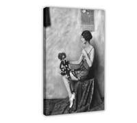 NJTYDG Vintage Fashion Photography - Retro Photo Prints - Ziegfeld Girls 333 Canvas Poster Wall Art Decor Print Picture Paintings for Living Room Bedroom Decoration 24x36inch(60x90cm)