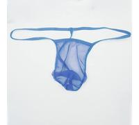 NJUDE Transparent G-strings Men Micro Thongs Stretch Sexy Underwear See-through Mesh Panites Gay Man Erotic Underpants
