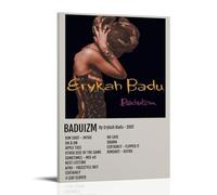 NJZUSA Erykah Badu Mama's GunWall Decor Canvas Office Art Painting Print Home Living Room Bedroom Decor ArtworkFrame-style12x18inch(30x45cm)
