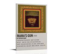 NJZUSA Erykah Badu Mama's GunWall Decor Canvas Office Art Painting Print Home Living Room Bedroom Decor ArtworkFrame-style20x30inch(50x75cm)