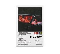 NJZUSA Playboy by Tory LanezWall Decor Canvas Office Art Painting Print Home Living Room Bedroom Decor ArtworkUnframe-style24x36inch(60x90cm)