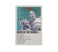 NJZUSA Queen News of The WorldWall Decor Canvas Office Art Painting Print Home Living Room Bedroom Decor ArtworkUnframe-style08x12inch(20x30cm)