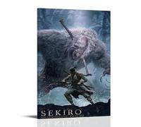 NJZUSA Sekiro Shadows Die TwiceWall Decor Canvas Office Art Painting Print Home Living Room Bedroom Decor ArtworkFrame-style08x12inch(20x30cm)