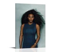 NJZUSA Serena WilliamsWall Decor Canvas Office Art Painting Print Home Living Room Bedroom Decor ArtworkFrame-style16x24inch(40x60cm)