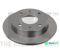 NK 2 X BRAKE DISC 203407 FOR HYUNDAI