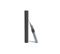 NK 3 in 1 Headset Cleaner for Airpods - Multifunction Cleaning Kit - Pen with Brush + Clip + Cotton - Clean Wireless Keyboards, Cases and Earphones (Black)