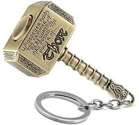 NK GLOBAL Thor Hammer Key Chain Avengers Keyring Decorative Key Pendant for Purse, Bags Key Fob Best gift