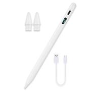 NK iPad Pen 2018-2025, iPad Pen with Magnetic Attraction, Lightweight, LED Display, Touch Sensitive, 9 Hours Battery Life, Compatible with iPad 6/7/8/9/10/11, Air 3/4/5/6/7, Pro 11 1/2/3/4/5