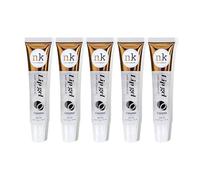 NK lip gloss gel 15ml Vitamin E, Shiny, Nourishes, Lip gel (Coconut, Pack Of 5)