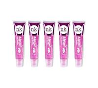 NK lip gloss gel 15ml Vitamin E, Shiny, Nourishes, Lip gel (Grape, Pack Of 5)
