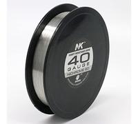 NK Nichrome Wire Ni80 Electric Resistance Wire Ni80Cr20 AWG 40 Gauge 1000ft Spool for Heating Element (Ni80 40g 1000ft)