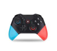 NK Pro Wireless Switch Controller - Wireless Pro Switch Controller with Macro/Wake/Turbo/Gyro Axis/Dual Vibration/RGB Light Function - Black/Red/Blue