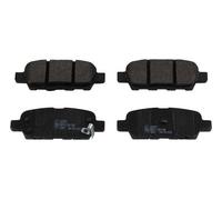 Brake Pads Set fits NISSAN JUKE F15 1.6 Rear 14 to 19 NK 044608H385 440608H385
