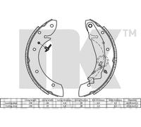 NK 2719598 Brake Shoe Set