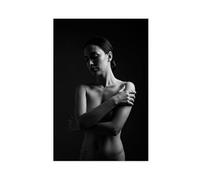NKALFGH Intimate Nude Portrait Canvas Poster Bedroom Decor Landscape Decor Gift 16x24inch(40x60cm)