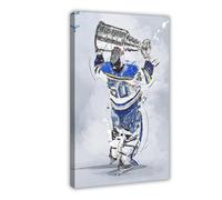 NKALFGH Jordan Binnington Canvas St. Louis Blues Canvas Poster Wall Art Print Picture Paintings 16x24inch(40x60cm)