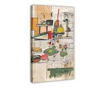 NKALFGH Kitchen Things No.2 Canvas Poster Bedroom Decor Landscape Decor Gift 12x18inch(30x45cm)