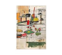 NKALFGH Kitchen Things No.2 Canvas Poster Wall Art Print Picture Paintings 24x36inch(60x90cm)