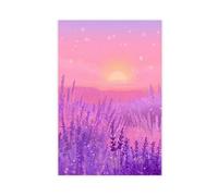 NKALFGH Lavender Print-Sunset Canvas Poster Wall Art Print Picture Paintings 20x30inch(50x75cm)