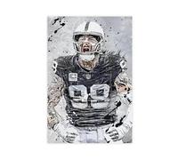 NKALFGH Maxx Crosby Canvas Las Vegas Raiders Canvas Poster Wall Art Print Picture Paintings 08x12inch(20x30cm)