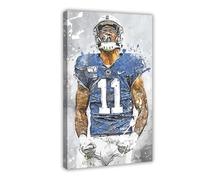 NKALFGH Micah Parsons Canvas Dallas Cowboys Canvas Poster Wall Art Print Picture Paintings 20x30inch(50x75cm)