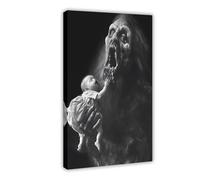NKALFGH Saturn Devouring His Son Canvas Poster Bedroom Decor Landscape Decor Gift 20x30inch(50x75cm)