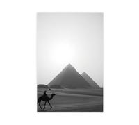 NKALFGH The Great Pyramid And Sphinx Canvas Poster Bedroom Decor Landscape Decor Gift 12x18inch(30x45cm)