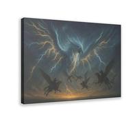 NKALFGH Thunder Bird Canvas Poster Wall Art Print Picture Paintings 16x24inch(40x60cm)