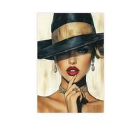 NKALFGH Timeless Allure Portrait Muse Canvas Poster Bedroom Decor Landscape Decor Gift 20x30inch(50x75cm)