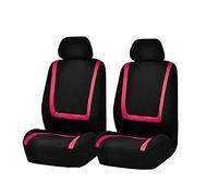 NKASJH Breathable Polyester Car Seat Covers for Benz B-Class 2005-2026, Protectors Interior Accessories Decoration Washable Durable Shield for Vehicle SUV Van Truck,Pink-4-piece set