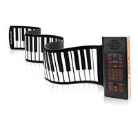 NKBSDKM Portable Keyboard Piano Roll Up 88 Keys Electronic Keyboard Flexible Silicone with Rechargeable Battery for Kid Gift