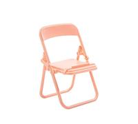 NKBSDKM Steve Cute Little Chair Mobile Phone Holder Desk Foldable Phone Stand Cell Phone Stand Holder for Desk Pink