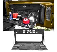 NKCELL POWER Tailgate Table Rear Cargo Foldable Shelf for 2007-2024 Wrangler JK/JKU & JL JLU, High Load-Bearing Capacity Storage Molle Panel Luggage Holder Carrier Camping Accessories