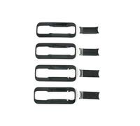 NKCVEZBW 8Pcs Carbon Fiber Black Door Handle Bowl Cover Compatible With Ford F150 2015-2020 Car Exterior Handle Decoration Lid Auto Accessories