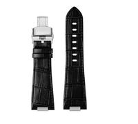 NKCVEZBW Compatible With 1853 Tissot PRX Super PlayerT137.407 T137.410 Strap 12mm Men's Stainless Steel Bracelet Folding Buckle Watchband(Black silver Folding)