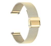 NKCVEZBW Compatible With 20/22mm Universal Milanese Watchband Quick Release Watch Band Mesh Stainless Steel Strap Wrist Belt Bracelet(Gold,20mm)
