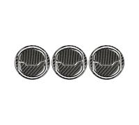 NKCVEZBW Compatible With 9Pcs Carbon Fiber Style Interior Air Vent Outlet Trim Decor Cover Ser Compatible With Ford Mustang 2015 2016 2017 2018 2019 2020