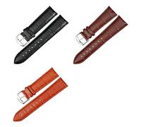 NKCVEZBW Compatible With Accessories Watch Bracelet Belt Soft Leather Band Strap 16 18 20 22 24 Mm Watchbands(Light brown,12mm)