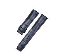 NKCVEZBW Compatible With Baume & Mercier HAMPTON CLASSIMA 10597/10310 Calf Leather Watch Bands Top Layer Leather Accessories(Black without buckle,22mm)