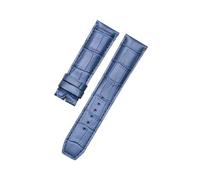 NKCVEZBW Compatible With Baume & Mercier HAMPTON CLASSIMA 10597/10310 Calf Leather Watch Bands Top Layer Leather Accessories(Dark Blue without b,20mm)