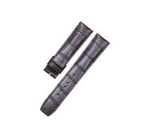 NKCVEZBW Compatible With Baume & Mercier HAMPTON CLASSIMA 10597/10310 Calf Leather Watch Bands Top Layer Leather Accessories(Dark Brown without b,22mm)