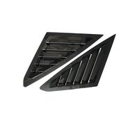 NKCVEZBW Compatible With Ford Focus Sedan 2012-2018 Car Rear Louver Window Side Shutter Quarter Cover Trim Sticker Vent Scoop ABS Carbon Fiber Black(Carbon)
